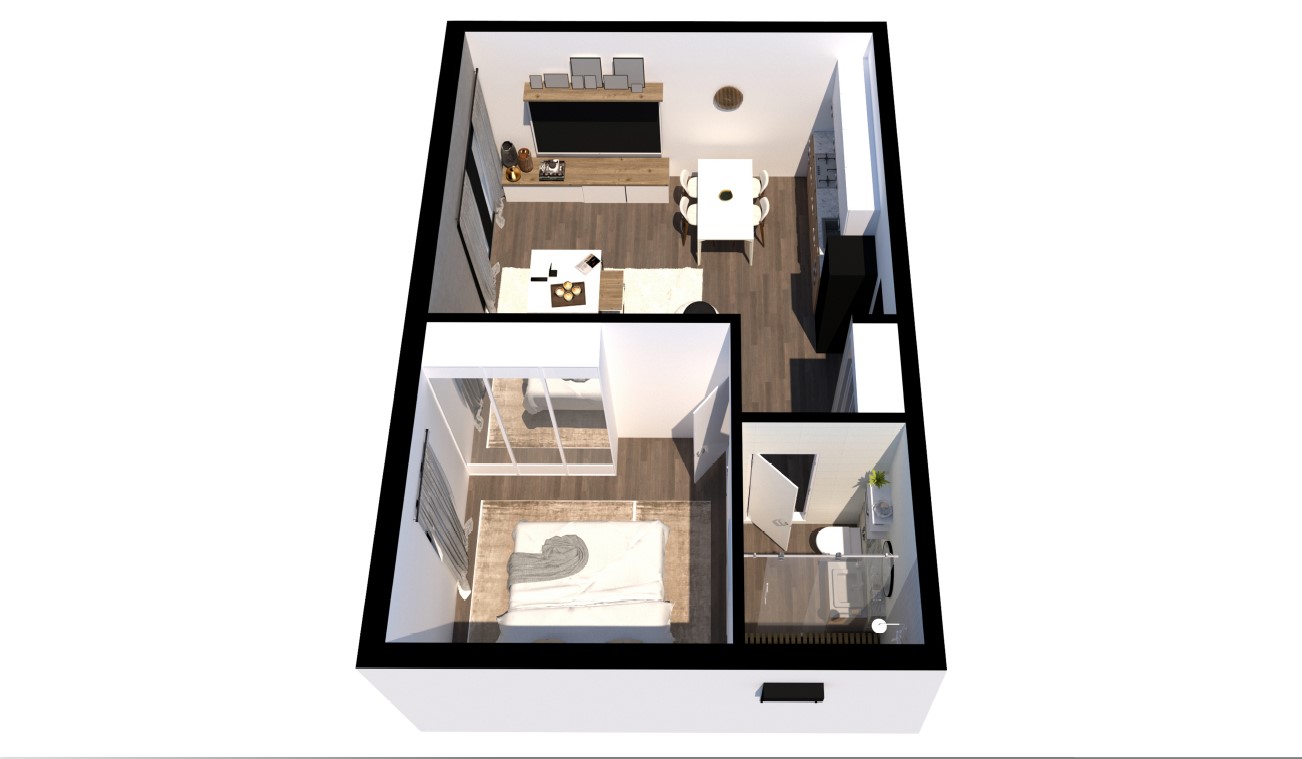 Image of Apartment in new building - 1 Bedrooms for Sale in Budva-Rafailovici-Montenegro, Image 3